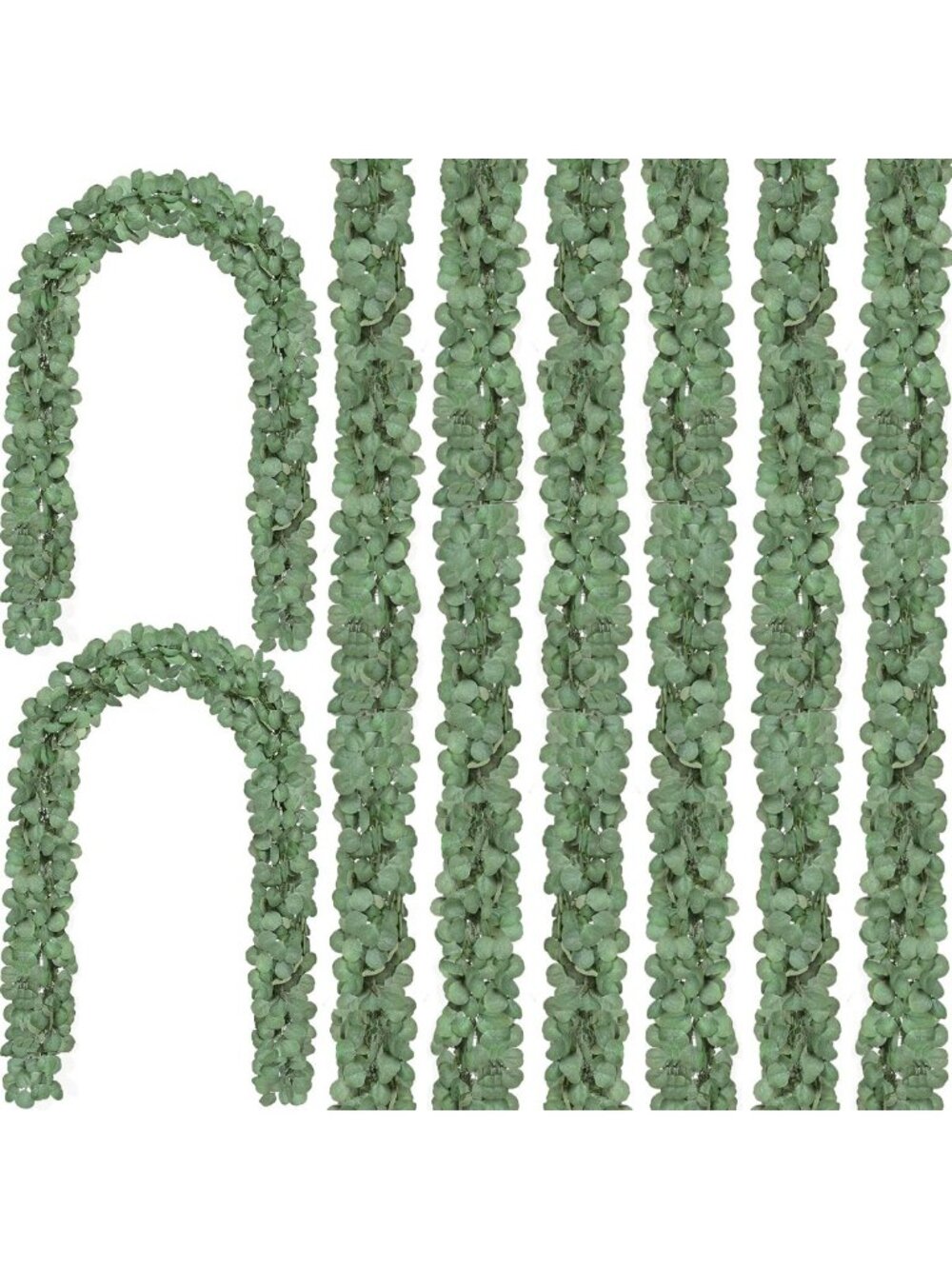 36Pcs Artificial Eucalyptus Garland - Greenery Vines for Wedding, Party & Home